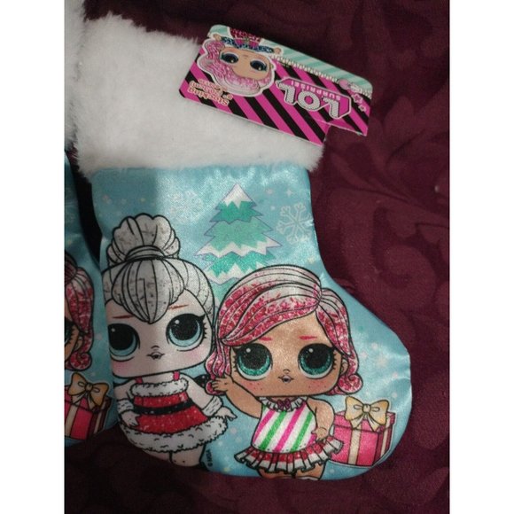 2 Lol Christmas Stockings Silk 8" New - Picture 5 of 6